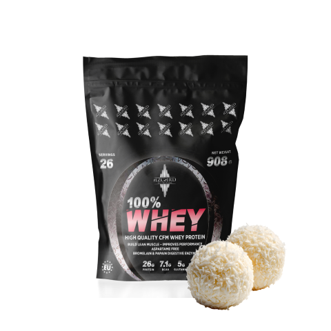 PROTEINE AZGARD CFM WHEY - Azgard 100% WHEY - WHITE CHOCOLATE-COCONUT - 908g