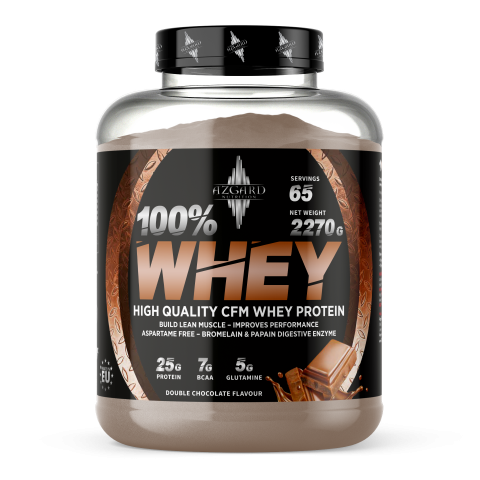 PROTEINE AZGARD CFM WHEY - AZGARD 100% WHEY - DOUBLE CHOCOLATE 2270g