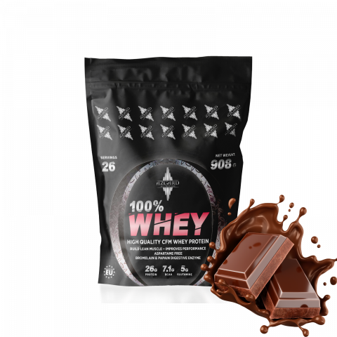 PROTEINE AZGARD CFM WHEY - Azgard 100% WHEY - DOUBLE CHOCOLATE 908g