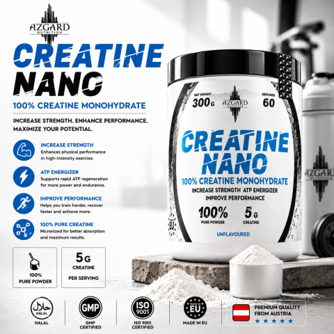 CREATINE - CREATINE MONOHYDRATE NANO 300g