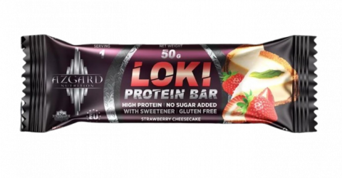 LOKI PROTEIN BAR - LOKI PROTEIN BAR - STRAWBERRY CHEESCAKE 50g