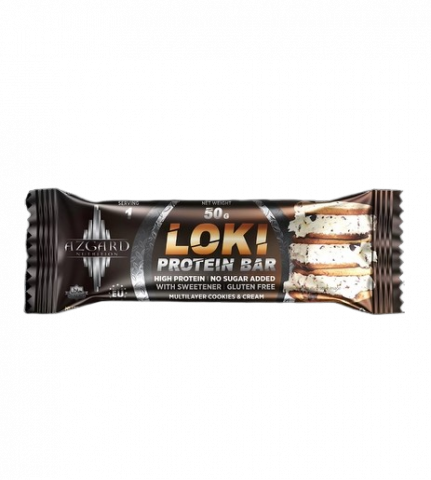 LOKI PROTEIN BAR - LOKI PROTEIN BAR - COOKIES&CREAM 50g