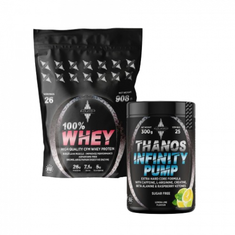 SMART CHOICE - SMART WHEY 908g + PRE WORKOUT LIME 300g