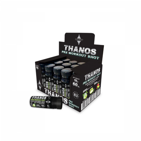 PreWorkout - THANOS PRE WORKOUT SHOT - 15*60ml GREEN APPLE