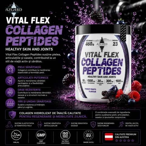 COLLAGEN - VITAL FLEX COLLAGEN PEPTIDES - FOREST FRUITS 460g