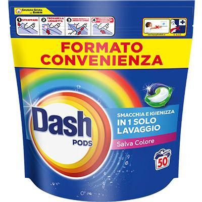 DETERGENT CAPSULE DASH SALVA COLORE - 50 BUC [1]