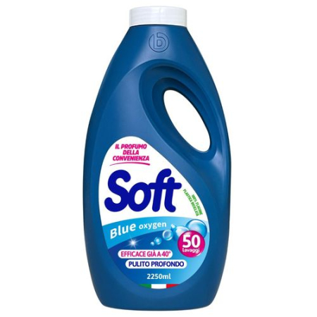 DETERGENȚI DE RUFE - DETERGENT RUFE SOFT BLUE OXYGEN 2.25L