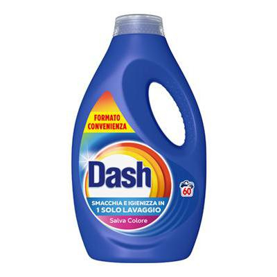 DETERGENȚI DE RUFE - DETERGENT LICHID DASH RUFE COLORATE 2.7L
