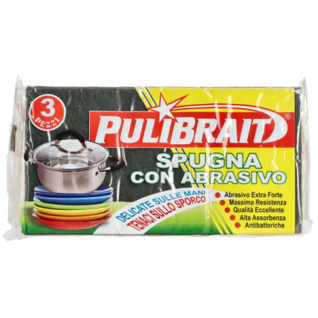 BUREȚI ȘI LAVETE - BURETI PULIBRAIT 3 BUC