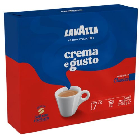 CAFEA ȘI CEAI - CAFEA LAVAZZA CREMA E GUSTO CLASSIC 2X250GR