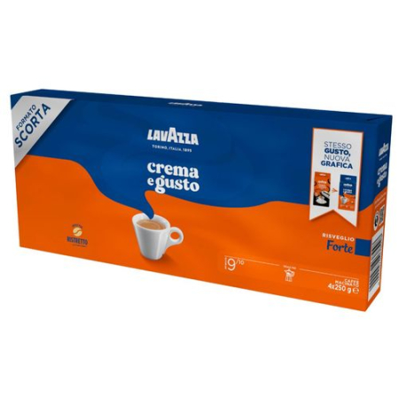 CAFEA ȘI CEAI - CAFEA LAVAZZA CREMA E GUSTO FORTE 4X250GR