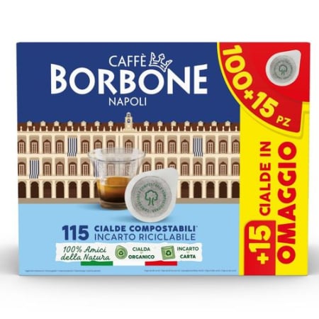 CAFEA ȘI CEAI - CAPSULE CAFEA BORBONE MISCELA DECISA 115 BUC