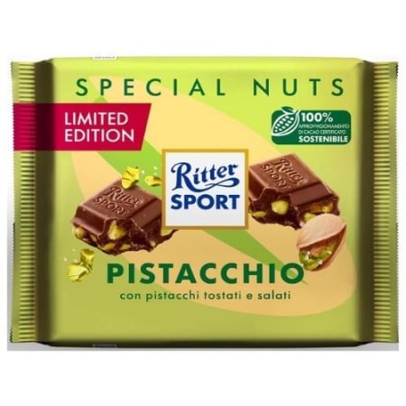 CREME ȘI CIOCOLATA - CIOCOLATA RITTER CU FISTIC 100GR