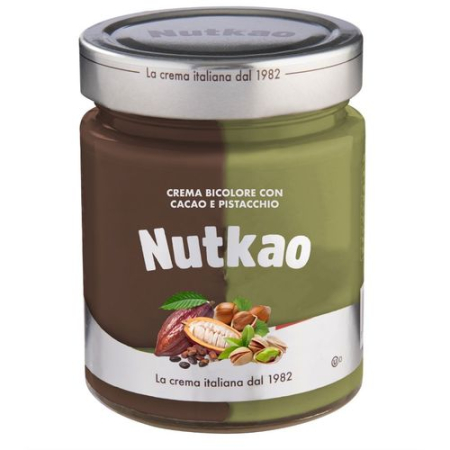 CREME ȘI CIOCOLATA - CREMA CU FISTIC SI ALUNE PADURE NUTKAO 330GR