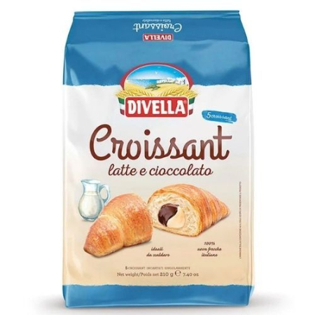 PRĂJITURI - CROISSANT CIOCOLATA SI VANILIE DIVELLA 210GR