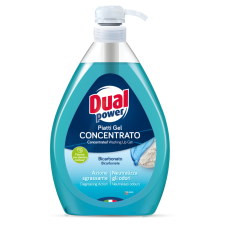 DETERGENȚI DE  VASE - DETERGENT DUAL POWER BICARBONAT 1L