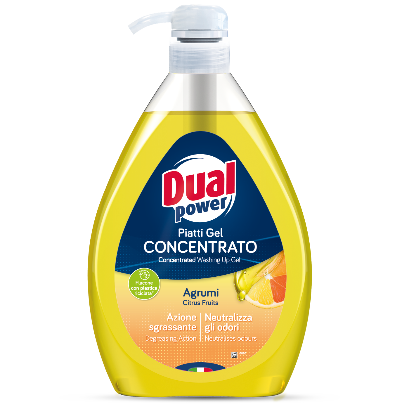 DETERGENȚI DE  VASE - DETERGENT DUAL POWER CITRICE 1L