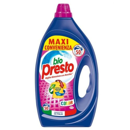 DETERGENȚI DE RUFE - DETERGENT LICHID BIO PRESTO COLORATE 2.25L