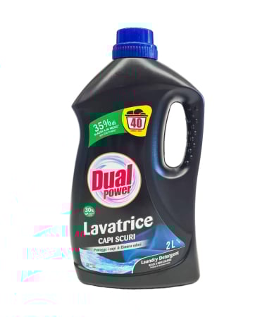 DETERGENȚI DE RUFE - DETERGENT LICHID DUAL POWER RUFE NEGRE 2L
