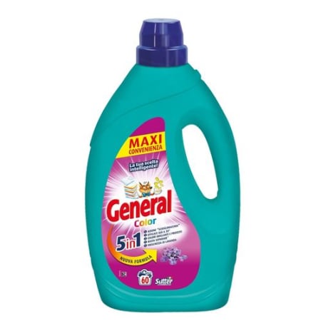 DETERGENȚI DE RUFE - DETERGENT LICHID GENERAL COLORATE 2.7L