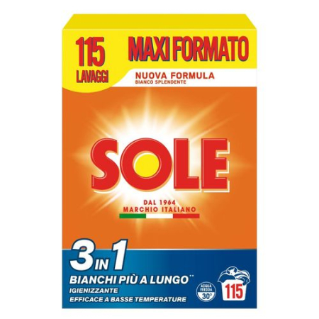 DETERGENȚI DE RUFE - DETERGENT PULBERE SOLE  5.75KG