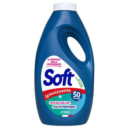 DETERGENȚI DE RUFE - DETERGENT RUFE SOFT IGIENIZANT 2.25L