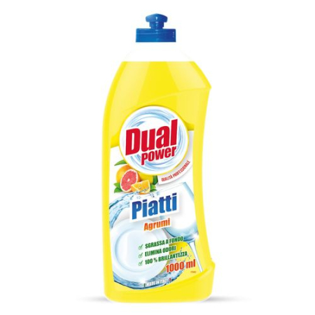 DETERGENȚI DE  VASE - DETERGENT VASE DUAL POWER CITRICE 1L