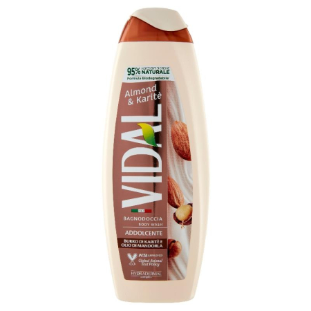 GEL DE DUȘ - GEL DUS VIDAL ALMOND/KARITE 500ML