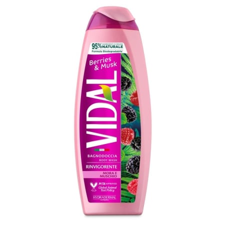 GEL DE DUȘ - GEL DUS VIDAL BERRIES&MUSK 500ML
