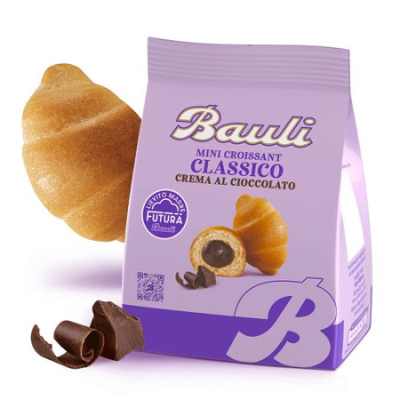 PRĂJITURI - MINI CROISSANT CIOCOLATA BAULI 75GR