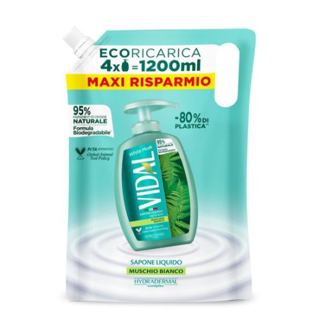 SĂPUN DE MÂINI - REZERVA SAPUN MAINI VIDAL MUSCHIO BIANCO 1.2L