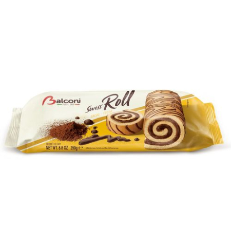 PRĂJITURI - RULADA CIOCOLATA BALCONI 250GR