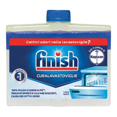 DETERGENȚI DE  VASE - SOLUTIE CURATARE MASINA DE SPALAT FINISH 250ML