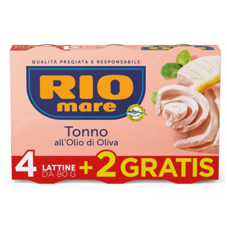ALIMENTE - TON RIO MARE 6X80GR