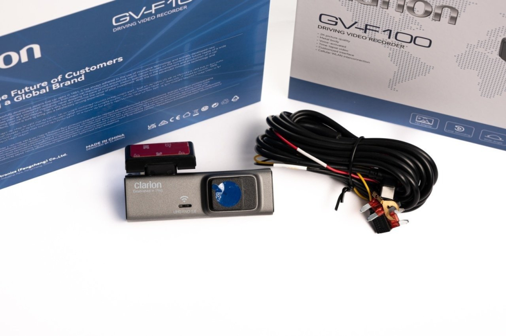 Camera DVR trafic Clarion 2K + Kit inregistrare 24h / 24h, cu aplicatie telefon [3]