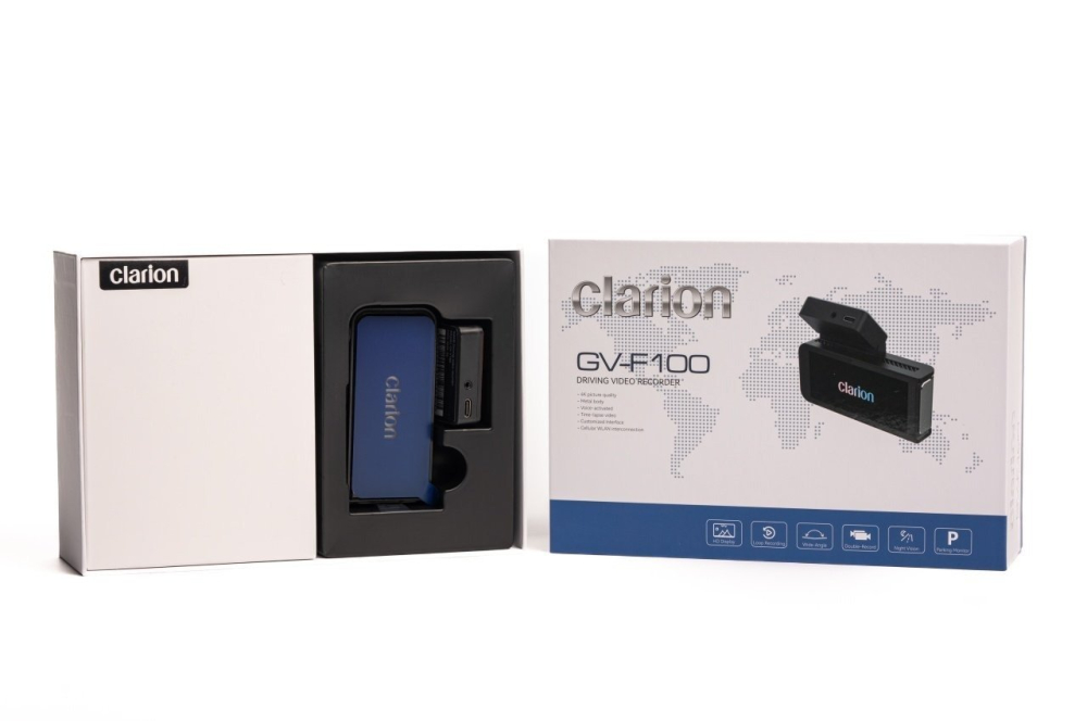 Camera DVR trafic Clarion 4K fata - spate 1080p + Kit inregistrare 24h / 24h, cu aplicatie telefon [7]