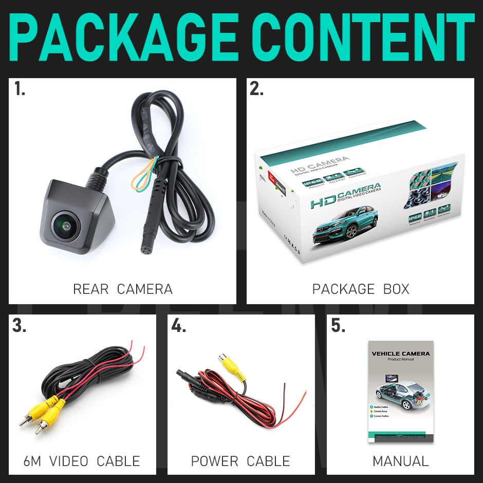 Camera marsarier AHD/CVBS, fisheye, unghi 170 grade cu StarLight Night Vision [7]