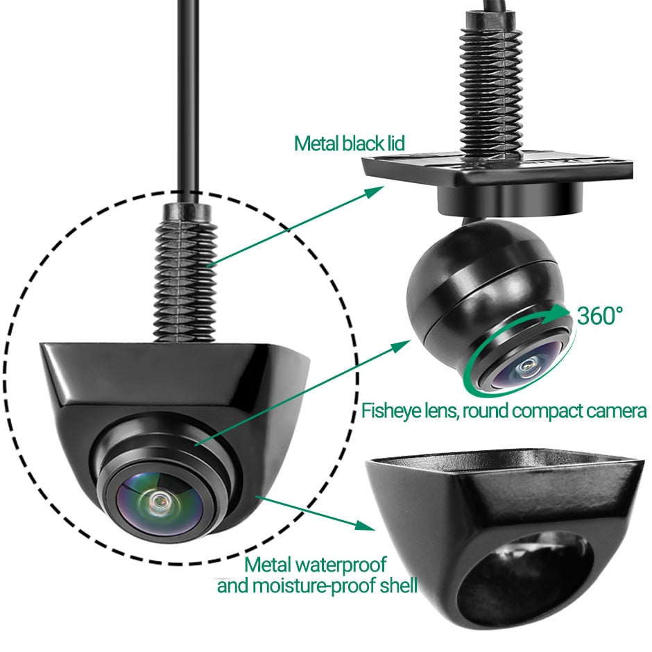 Camera marsarier AHD/CVBS, fisheye, unghi 170 grade cu StarLight Night Vision [3]