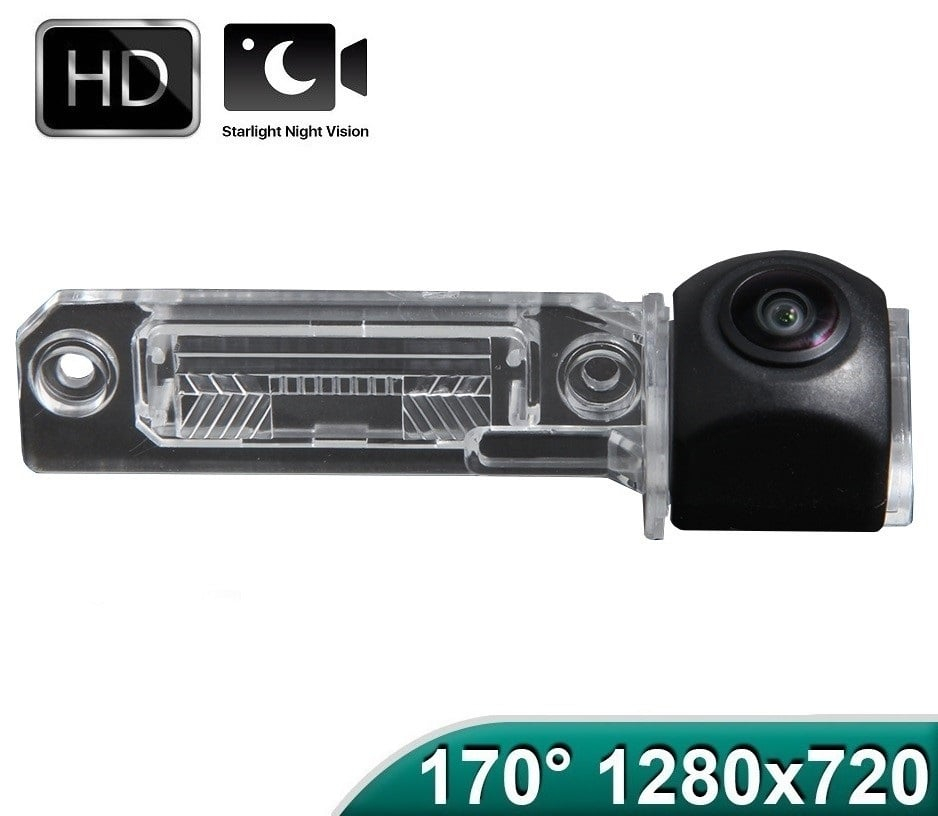 Camera marsarier VW Passat B6 sedan, Passat CC, Golf 4, Golf 5, Polo, Skoda, Seat HD, unghi 170 grade cu StarLight Night Vision Fisheye [1]
