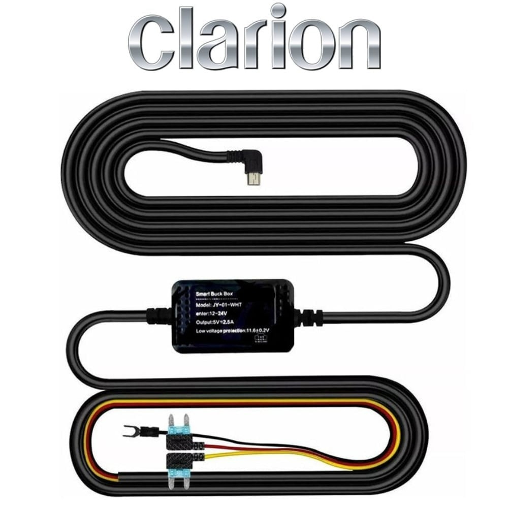 Camera oglinda DVR trafic cu marsarier Clarion 2k fata - spate 1080p + Kit inregistrare 24h / 24h [7]