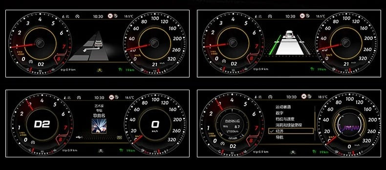 Ceas electronic digital bord Volkswagen Golf 7 (2013-2020) 12.3 inch [3]