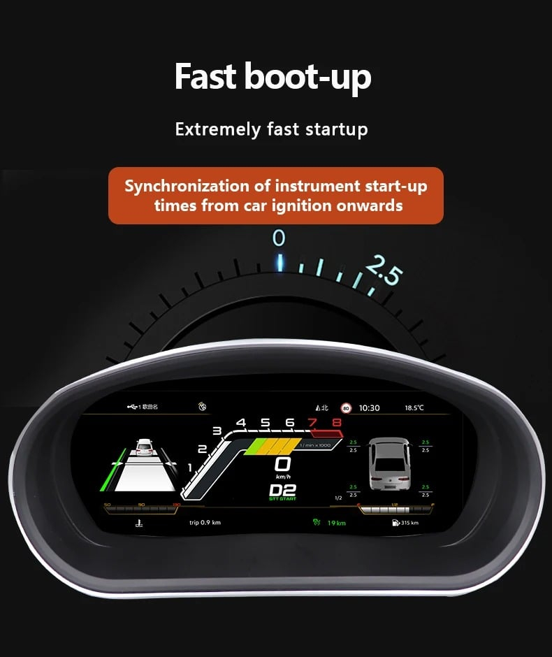 Ceas electronic digital bord Volkswagen Passat B8 (2015+) 12.3 inch [2]