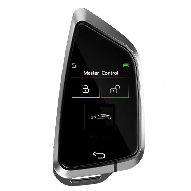 Cheie Smart key dedicata BMW, LCD, argintiu [1]