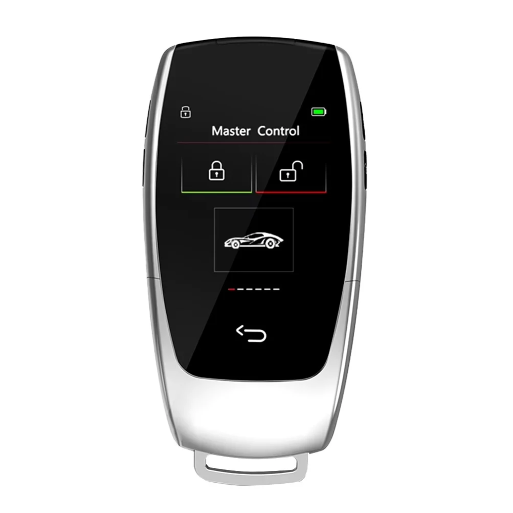 Cheie Smart key dedicata Mercedes, LCD, argintiu [1]
