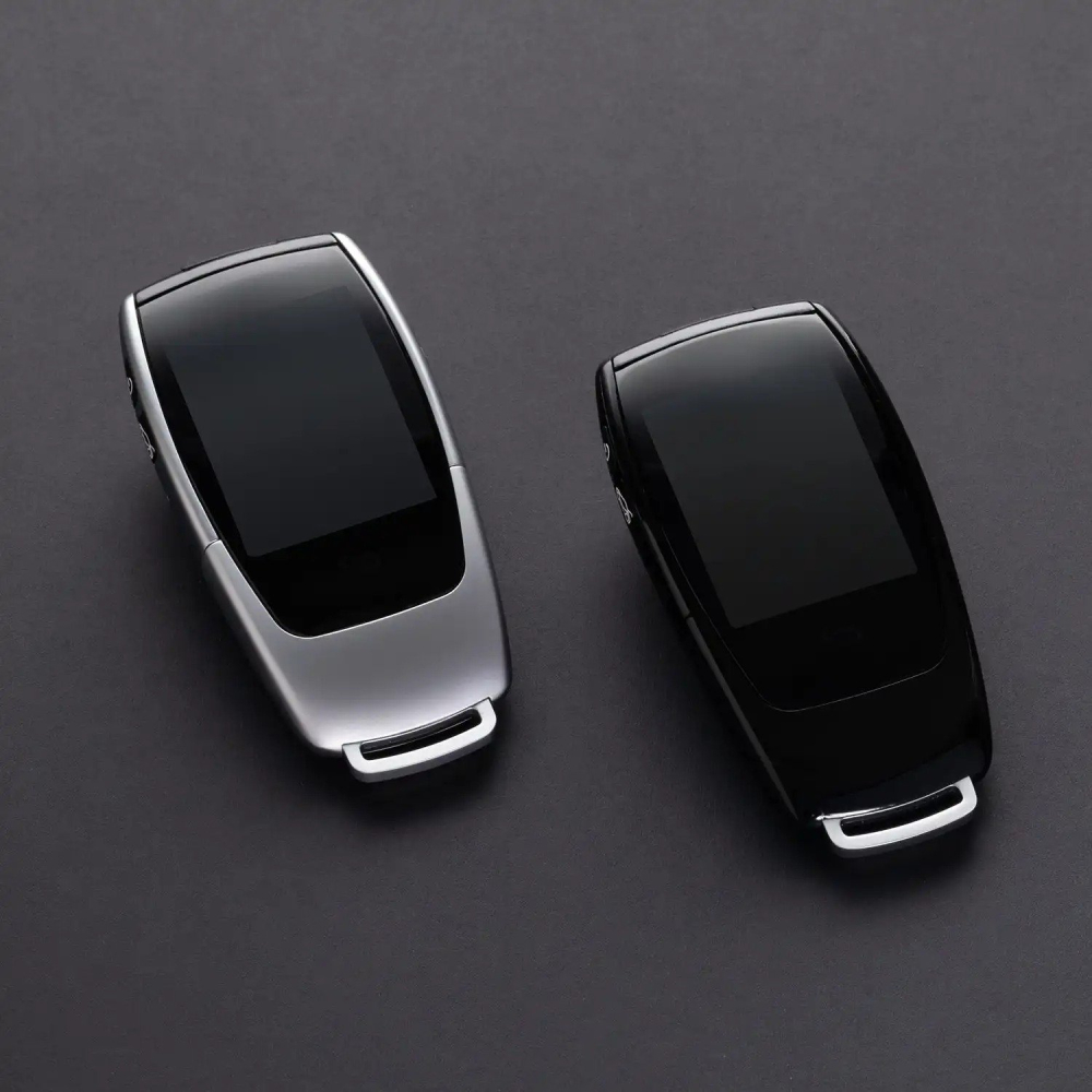 Cheie Smart key dedicata Mercedes, LCD, argintiu [2]