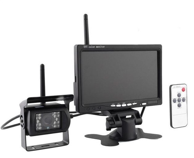 Kit marsarier wireless cu camera si display de 7" 12V~24V, pentru Camioane, Autocare, Bus-uri [2]