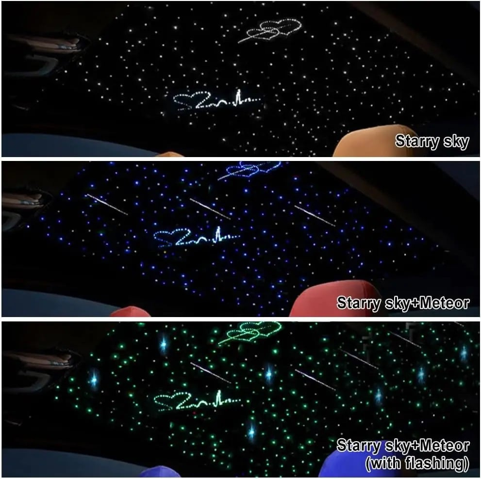 Kit Plafon Instelat twinkle + stele cazatoare 26W RGBW 1510 fire la 3 metri, combinate [6]