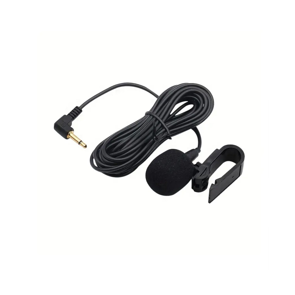 Microfon extern pentru navigatie android si player auto, jack 3.5mm, cu burete pentru reducere zgomot fundal [1]