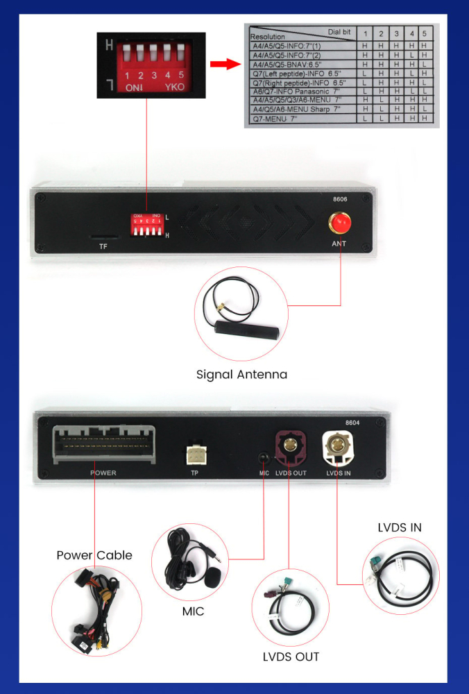Modul CarPlay și Android Auto Wireless pentru BMW X6 F16 F86 (2014-2016), NBT [7]