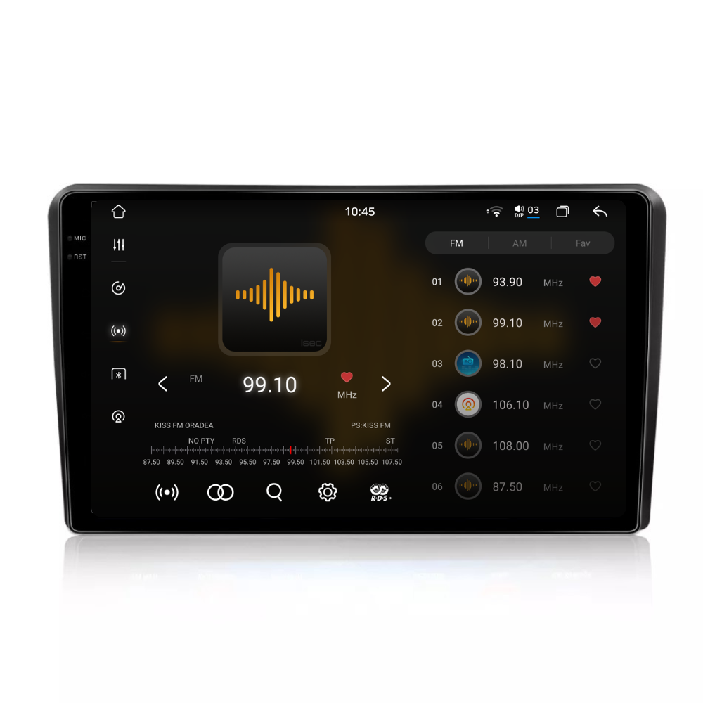 Navigatie Audi A3 (2003-2011), Android, Ecran 9 inch 2K, 12GB RAM 256GB, 8-core [4]